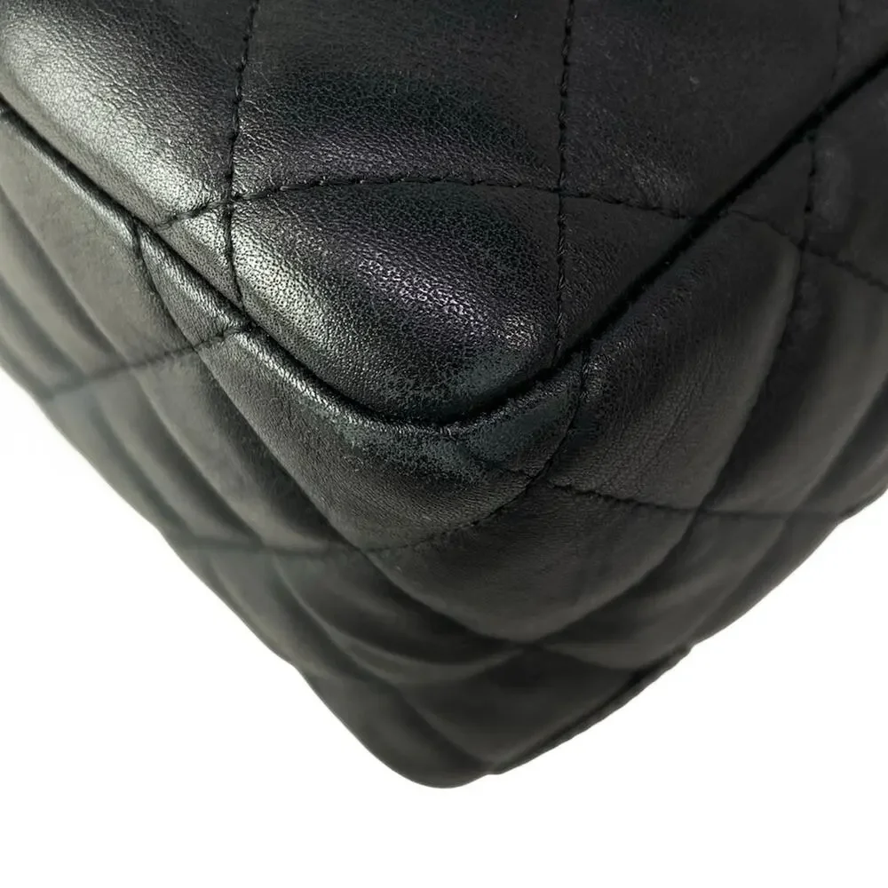 Chanel Cambon Mini Bowling Bag Handbag A29792 Lambskin Patent Leather